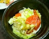 春キャベツと玉ねぎと焼き竹輪のサラダ作り方4写真
