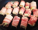 醤油だけ！肉巻き豆腐のネギしょうが♪作り方3写真