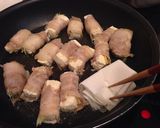 醤油だけ！肉巻き豆腐のネギしょうが♪作り方5写真