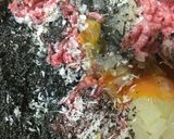 ストーンハンバーグで作るロコモコ丼作り方2写真