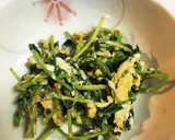 ♪簡単豆苗のたまごとじ♪作り方4写真