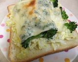 ◇カレー味のキャベチートースト◇作り方4写真