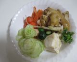 野菜のくずで、とった出汁作り方1写真