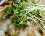 レンジで簡単！豚しゃぶきのこぽんず作り方4写真