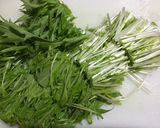 ささっと簡単！水菜と油揚げの煮浸し作り方1写真