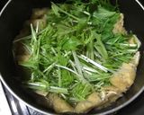ささっと簡単！水菜と油揚げの煮浸し作り方5写真