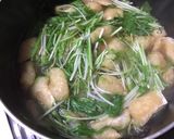 ささっと簡単！水菜と油揚げの煮浸し作り方6写真