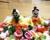 簡単！ひなまつり、ちらし寿司ケーキ風作り方8写真
