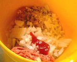 ハンバーグ。作り方1写真