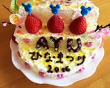 ひな祭りケーキ ミッキー ミニー作り方7写真