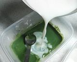 ひな祭り　いちご＆抹茶・牛乳寒天作り方8写真