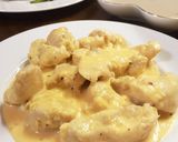 胸肉で♡やわらかクリーミー鶏ボナーラ☆*作り方6写真