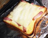 朝トースト♡カルボナーラ風♡作り方5写真