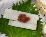 長芋の天ぷら　大葉と梅でさっぱりと作り方2写真