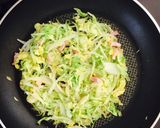 キャベツと玉ねぎのオムレツ作り方2写真