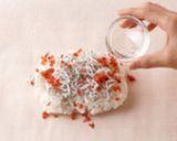 しらすと梅の包み蒸しごはん作り方3写真