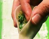 今日の夕飯これだけ☆キャベツとニラの餃子作り方7写真