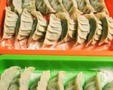 今日の夕飯これだけ☆キャベツとニラの餃子作り方8写真