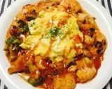 エビチリマヨ炒め～ふわとろ玉子のせ～作り方13写真