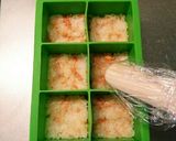ひな祭りに♪ひし餅風押し寿司♪作り方3写真