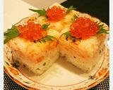 ひな祭りに♪ひし餅風押し寿司♪作り方5写真