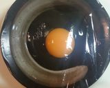 キャラ弁☆ぐでたま目玉焼きおにぎらず①★作り方1写真