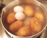 コロッケ風コーンポテトサラダ作り方1写真