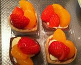 プリンで!ミニフルーツタルト作り方4写真