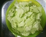 鶏肉とキャベツの甘辛炒め作り方1写真
