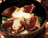 簡単!ニンニク醤油でマグロのたたき丼!作り方6写真