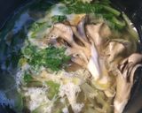 舞茸と春菊と長ネギのスープ　風邪予防にも作り方4写真