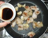 鶏むね肉・にんにくまるごと簡単照り焼き♪作り方5写真