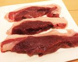 イノシシ肉でトンカツ☆作り方1写真