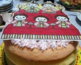 ひな祭り ヘルシー３段ケーキ ＆ ムース作り方2写真