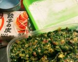 今日の夕飯これだけ☆キャベツとニラの餃子作り方5写真