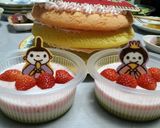 ひな祭り ヘルシー３段ケーキ ＆ ムース作り方6写真