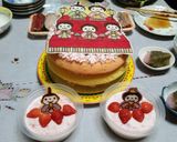 ひな祭り ヘルシー３段ケーキ ＆ ムース作り方7写真