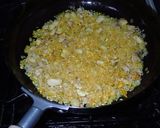 パラパラご飯のパエリアの焼き方　作り方5写真