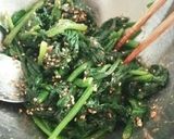 常備菜に☆ほうれん草のごま和え作り方7写真