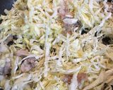 たっぷり千切りキャベツ白菜の塩昆布炒め作り方2写真