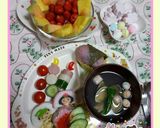 ひなまつり♥デコ✴パスタオムレツ♥作り方4写真