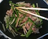 豚こま肉で本格お手軽！青椒肉絲作り方4写真