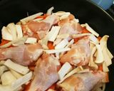 手羽元と野菜ときのこのトマト風蒸し煮作り方4写真