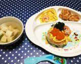 ひな祭り☆3層寿司ケーキ★誕生日にも♡作り方6写真