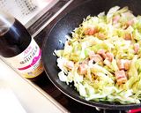 キャベツとベーコンのポン酢炒め作り方4写真