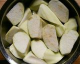 鶏肉と茄子とレーズンのレモン煮作り方1写真
