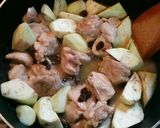 鶏肉と茄子とレーズンのレモン煮作り方4写真