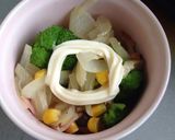 簡単♫ブロッコリーと玉ねぎのチーズ焼き作り方4写真