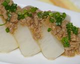簡単☆肉味噌大根作り方6写真