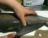 豊島園大型の鱒の処理の仕方作り方8写真